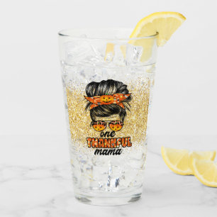 Thankful Mama Autumn Customise Glass