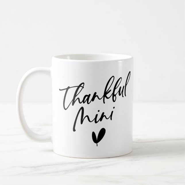 Thankful Mini Coffee Mug (Left)