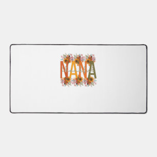 Thankful Nana Grandmother Thanksgiving Nana Grandm Desk Mat