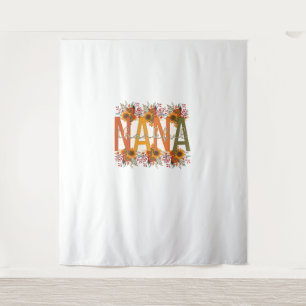 Thankful Nana Grandmother Thanksgiving Nana Grandm Tapestry