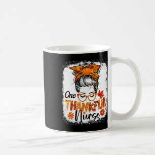 Thankful Nurse For Women Fall Thanksgiving Nurse M Coffee Mug
