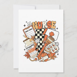 Thankful Nurse Life Turkey Cute Thanksgiving Nurse Save The Date