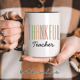 Thankful Nurse Mum Lawyer Teacher Thanksgiving Mug