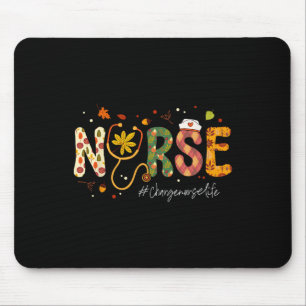 Thankful Nurse Thanksgiving Charge Nurse Life Men Mouse Mat