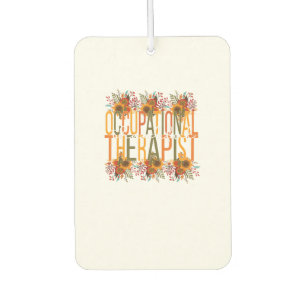 Thankful Occupational Therapist Thanksgiving OT Th Car Air Freshener