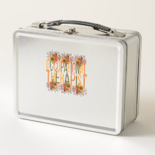 Thankful Occupational Therapist Thanksgiving OT Th Metal Lunch Box