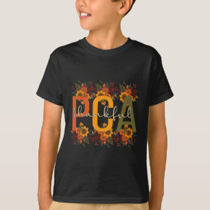 Thankful PCA Thanksgiving Patient Care Assistant T-Shirt