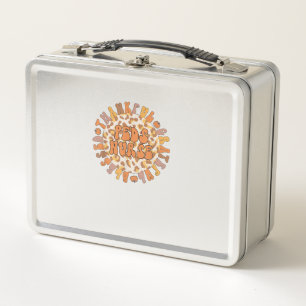 Thankful Peds Nurse Thanksgiving Paediatrics Nursi Metal Lunch Box