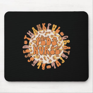 Thankful Peds Nurse Thanksgiving Paediatrics Nursi Mouse Mat