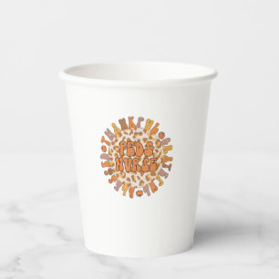 Thankful Peds Nurse Thanksgiving Paediatrics Nursi Paper Cups