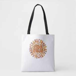 Thankful Peds Nurse Thanksgiving Paediatrics Nursi Tote Bag