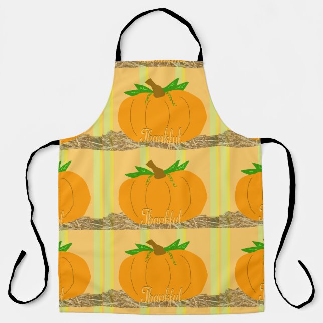thankful pumpkin apron (Front)