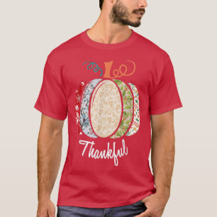 Thankful Pumpkin Fall Season Happy Thanksgiving Da T-Shirt
