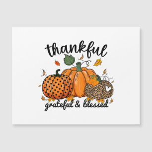 Thankful Pumpkin Grateful And Blessed