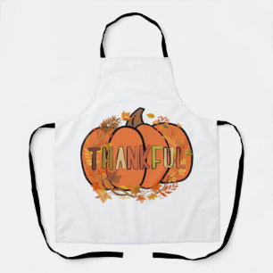 Thankful Pumpkin Thanksgiving T-Shirt - Gifts - De Apron