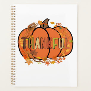 Thankful Pumpkin Thanksgiving T-Shirt - Gifts - De Planner