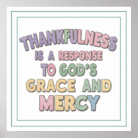 Thankful Response to God's Grace And His Mercy
