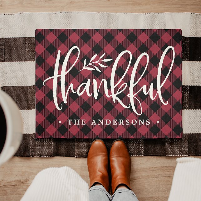 Thankful Season | Personalised Thanksgiving Doormat (Creator Uploaded)