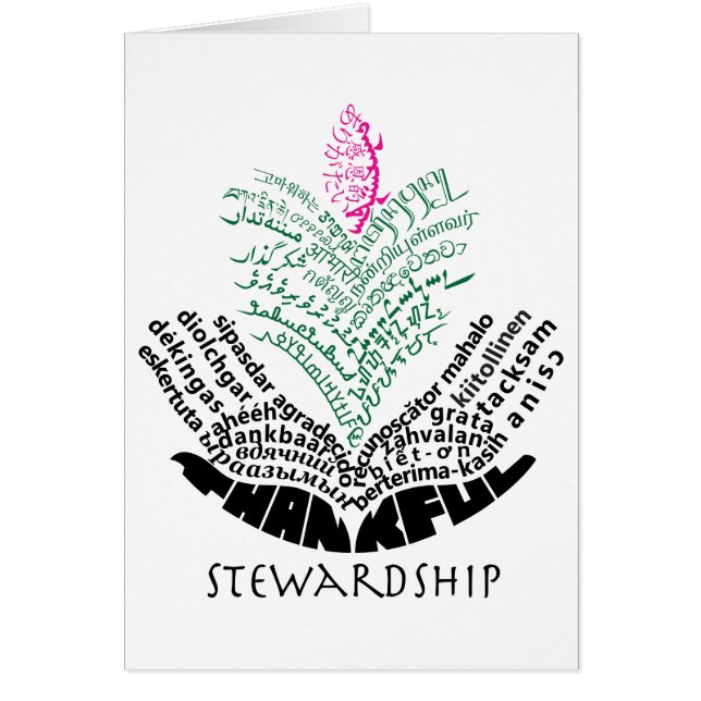 Thankful Stewardship Card (Front)