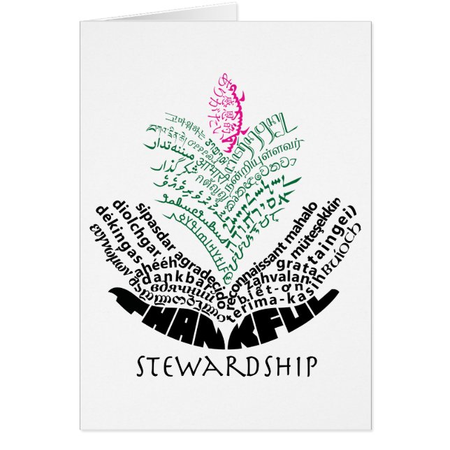 Thankful Stewardship Card - version 3 (Front)