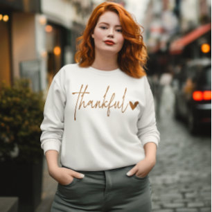 Thankful Sweatshirt for Women, Thanksgiving shirt