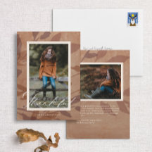 Thankful Thanksgiving Earthy Rustic Leaf Photo