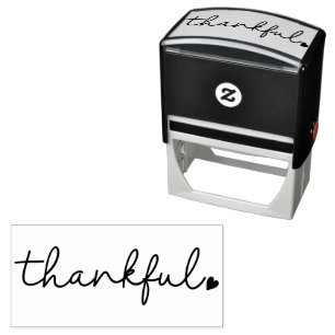 Thankful - Thanksgiving Self-inking Stamp