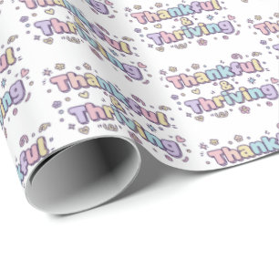 Thankful & Thriving Wrapping Paper