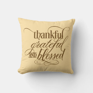 Thankful Throw Pillow