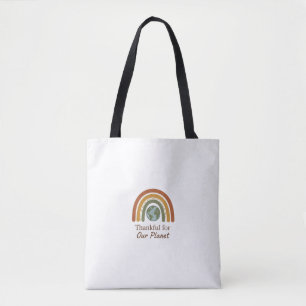 Thankful to Our Planet Tote Bag – Eco-Friendly Reu