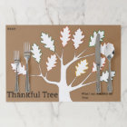 Thankful Tree Thanksgiving Fill Out