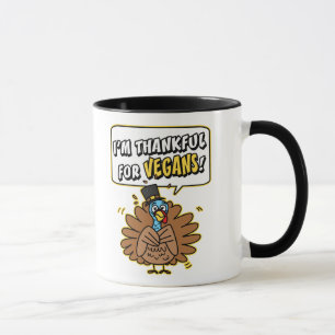Thankful Turkey Ringer Mug