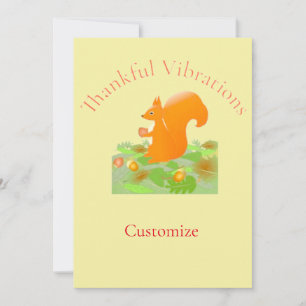 Thankful Vibes Squirrel Thunder_Cove Invitation