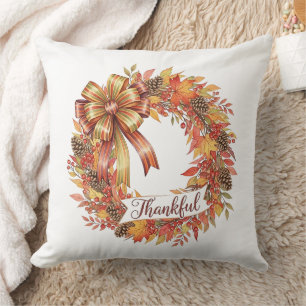 Thankful Wreath Cushion