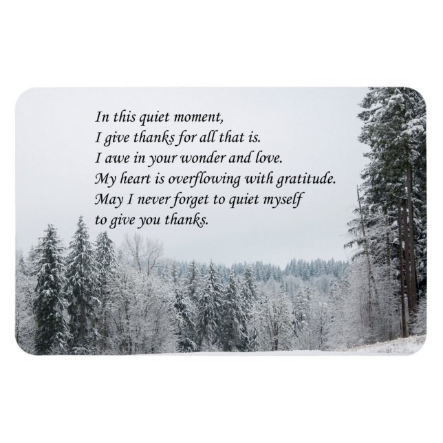 Thankfulness Magnet (Horizontal)
