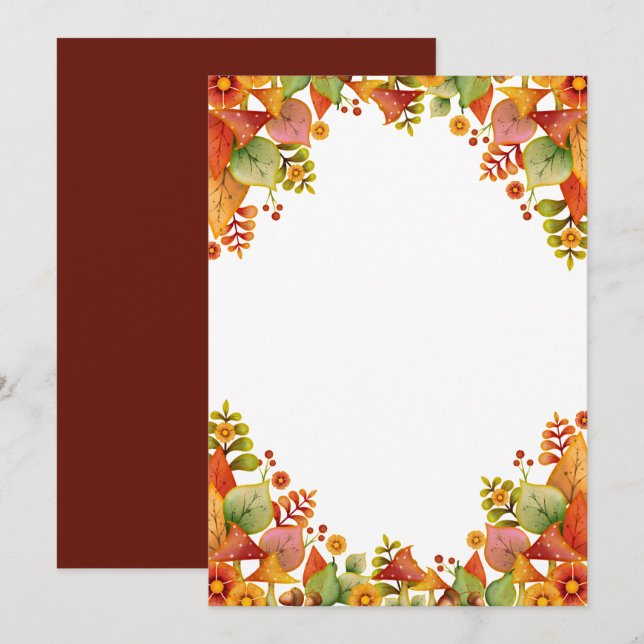 Thankgiving Card  (Front/Back)