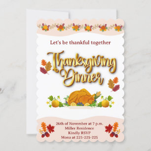 'Thankgiving' Flat Card