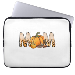 Thankgiving Mom Pumpkin Leopart Laptop Sleeve