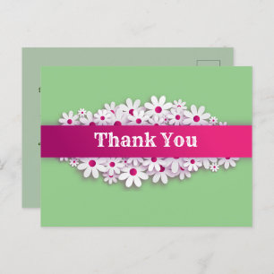 Thanking a customer postcard