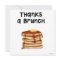 Thanks a Brunch Pancake Thank-you Card
