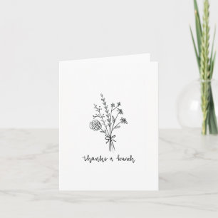 Thanks a Bunch Bouquet Card