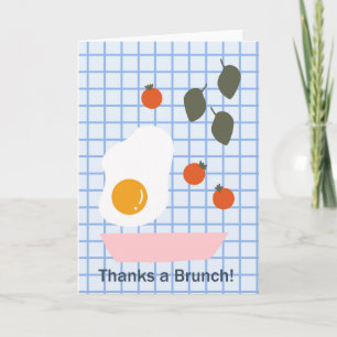 Thanks a Bunch Gift for Mum Thank You Card