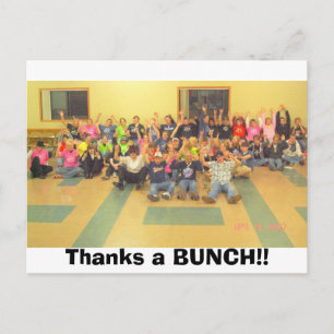 Thanks a BUNCH!! Postcard