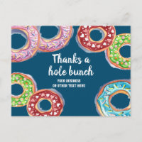 Thanks a hole bunch doughnut personalised