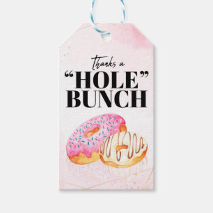 Thanks a "hole" bunch doughnut tag