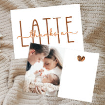 Thanks A Latte Coffee Baby Shower