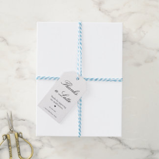 Thanks a Latte Coffee Gift Tag