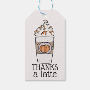 Thanks a latte Thank You Tag