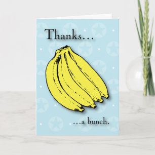 Thanks. a Thank You Card
