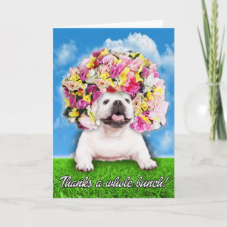 Thanks a Whole Bunch Thank You Card